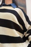 Buddie Stripe Knit Black /2=